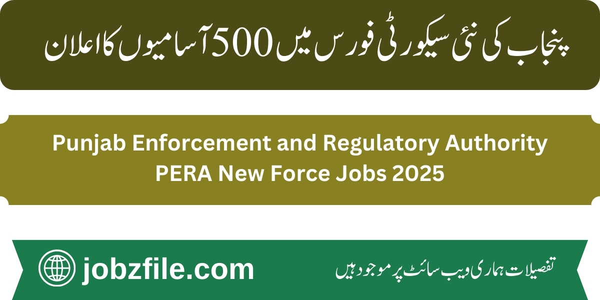 PERA New Force Jobs 2025